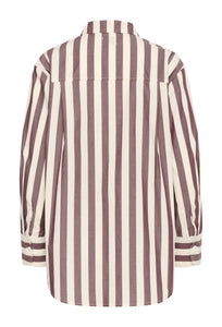 Saint Tropez Lieke Shirt - Decadent Chocolate/Ice stripe