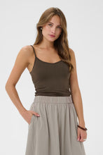 Saint Tropez Vigga Tank Top - Chocolate Brown