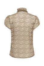 Saint Tropez Lilja Crinkle Shirt - Dove Earth Flower Paper