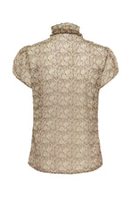 Saint Tropez Lilja Crinkle Shirt - Dove Earth Flower Paper