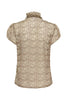 Saint Tropez Lilja Crinkle Shirt - Dove Earth Flower Paper