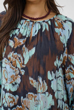 Saint Tropez Malika Short Dress - Night Sky Shaded Flower