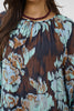 Saint Tropez Malika Short Dress - Night Sky Shaded Flower