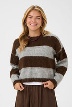 Saint Tropez Tayzie Pullover - Chocolate Grey Melange