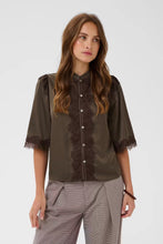 Saint Tropez Teagan Shirt - Chocolate Brown