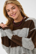 Saint Tropez Tayzie Pullover - Chocolate Grey Melange