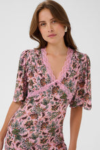 Saint Tropez Teodora Dress - Mauve Mist Lotus Blooms