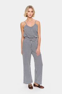Saint Tropez Zalinda Trousers - Ice Nightsky Stripe