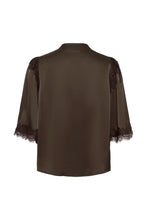Saint Tropez Teagan Shirt - Chocolate Brown