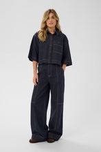 Saint Tropez - Posey Shirt Dark Blue Denim