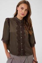 Saint Tropez Teagan Shirt - Chocolate Brown