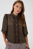 Saint Tropez Teagan Shirt - Chocolate Brown