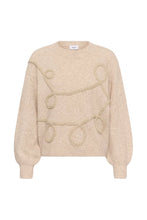 Saint Tropez Titia Pullover - Creme Melange