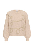 Saint Tropez Titia Pullover - Creme Melange