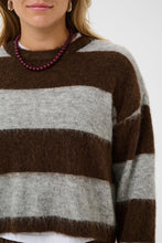 Saint Tropez Tayzie Pullover - Chocolate Grey Melange