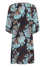 Saint Tropez Malika Short Dress - Night Sky Shaded Flower