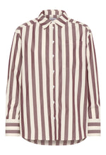 Saint Tropez Lieke Shirt - Decadent Chocolate/Ice stripe