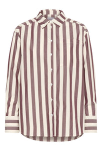 Saint Tropez Lieke Shirt - Decadent Chocolate/Ice stripe