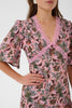 Saint Tropez Teodora Dress - Mauve Mist Lotus Blooms