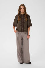 Saint Tropez Teagan Shirt - Chocolate Brown
