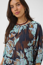 Saint Tropez Malika Short Dress - Night Sky Shaded Flower
