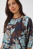 Saint Tropez Malika Short Dress - Night Sky Shaded Flower