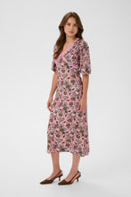 Saint Tropez Teodora Dress - Mauve Mist Lotus Blooms