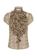 Saint Tropez Lilja Crinkle Shirt - Dove Earth Flower Paper