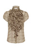 Saint Tropez Lilja Crinkle Shirt - Dove Earth Flower Paper
