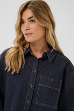 Saint Tropez - Posey Shirt Dark Blue Denim