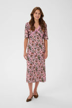 Saint Tropez Teodora Dress - Mauve Mist Lotus Blooms