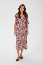Saint Tropez Teodora Dress - Mauve Mist Lotus Blooms