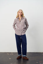 Saint Tropez Lieke Shirt - Decadent Chocolate/Ice stripe