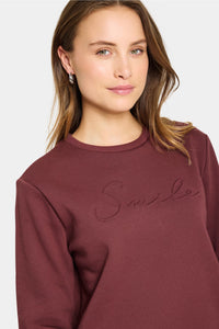 Saint Tropez Lyona Sweatshirt - Decadent Chocolate