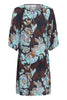 Saint Tropez Malika Short Dress - Night Sky Shaded Flower