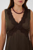 Saint Tropez Teagan Dress - Chocolate Brown