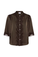 Saint Tropez Teagan Shirt - Chocolate Brown