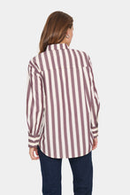 Saint Tropez Lieke Shirt - Decadent Chocolate/Ice stripe