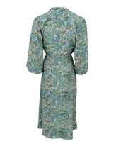 Black Colour Luna Raglan Dress - Sea Green