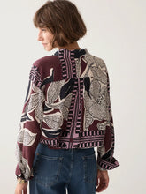 Summum Women 2S3561-12487 Scarf Print Blouse - Multi Colour