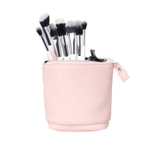 Donna May London Stand & Store Makeup Brush Case - Raspberry