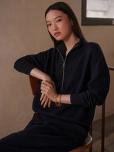 Varley Masie Longline Sweat - Navy