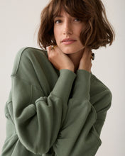 Summum Woman Fade-Out Sweatshirt - Thyme Green