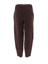 Black Colour Memphis Barrel Pant - Coffee