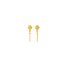 Talis Chains Chain Link Huggies Long - Gold