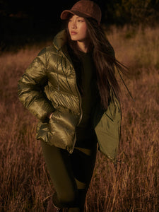 Varley Madelina Lightweight Down Jacket - Racing Olive