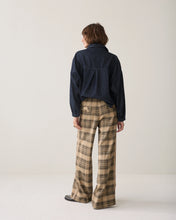 Summum Woman Check Trousers - Thyme Green
