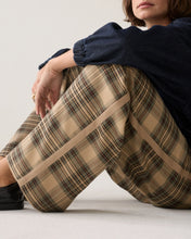 Summum Woman Check Trousers - Thyme Green