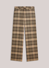 Summum Woman Check Trousers - Thyme Green