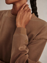 Varley Coralie Crew Neck Sweat - Teak Olive